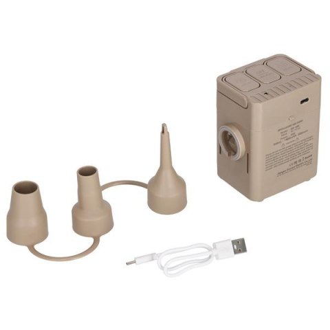 NC2808 MATERAC DWUOSOBOWY KING SIZE ZIELONY + POMPKA ELEKTRYCZNA NILS CAMP