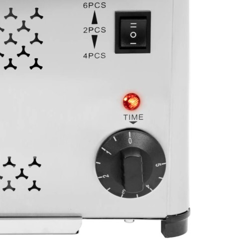 Toster opiekacz kanapkowy do chleba na 6 grzanek 2500 W Toster opiekacz kanapkowy do chleba na 6 grzanek 2500 W