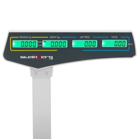 Waga sklepowa handlowa z drukarką etykiet LCD 30 kg / 15 g Waga sklepowa handlowa z drukarką etykiet LCD 30 kg / 15 g