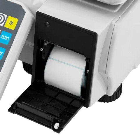 Waga sklepowa handlowa z drukarką etykiet LCD 30 kg / 15 g Waga sklepowa handlowa z drukarką etykiet LCD 30 kg / 15 g