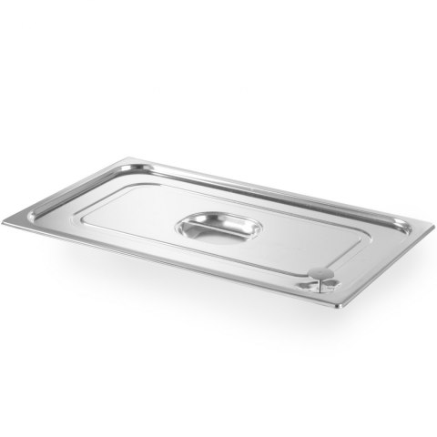 Pokrywka do pojemnika GN Profi Line z uszczelką silikonową GN1/2 265x325mm stalowa nierdzewna - Hendi 802625 Pokrywka do pojemnika GN Profi Line z uszczelką silikonową GN1/2 265x325mm stalowa nierdzewna - Hendi 802625