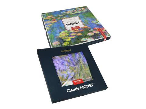 Chusta - C. Monet, Lilie wodne II (fioletowe) (CARMANI) Chusta - C. Monet, Lilie wodne II (fioletowe) (CARMANI)