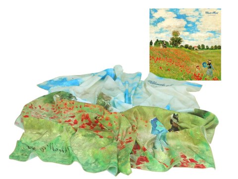 Chusta - C. Monet, Pole maków (CARMANI) Chusta - C. Monet, Pole maków (CARMANI)
