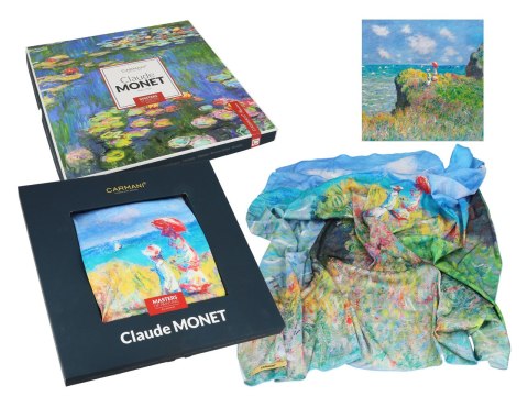 Chusta - C. Monet, Spacer po klifie w Pourville (CARMANI) Chusta - C. Monet, Spacer po klifie w Pourville (CARMANI)