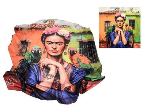 Chusta - Inspirowana malarstwem F. Kahlo (CARMANI) Chusta - Inspirowana malarstwem F. Kahlo (CARMANI)