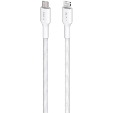 Kabel przewód z MFI USB-C - iPhone Lightning 1.2m - biały Kabel przewód z MFI USB-C - iPhone Lightning 1.2m - biały