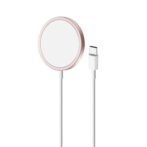 Ładowarka indukcyjna z MagSafe Magnetico 1m - różowa Ładowarka indukcyjna z MagSafe Magnetico 1m - różowa