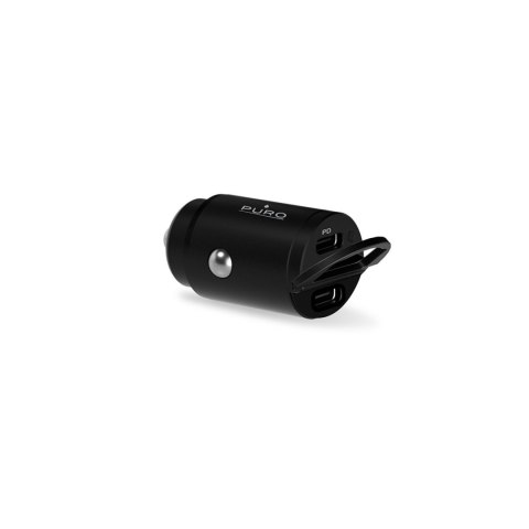 Ładowarka samochodowa 2 x USB-C 30W PD - czarna Ładowarka samochodowa 2 x USB-C 30W PD - czarna