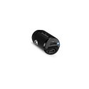 Ładowarka samochodowa 2 x USB-C 30W PD - czarna