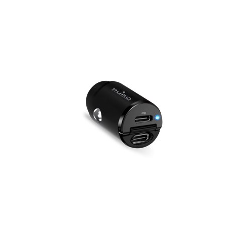 Ładowarka samochodowa 2 x USB-C 30W PD - czarna Ładowarka samochodowa 2 x USB-C 30W PD - czarna
