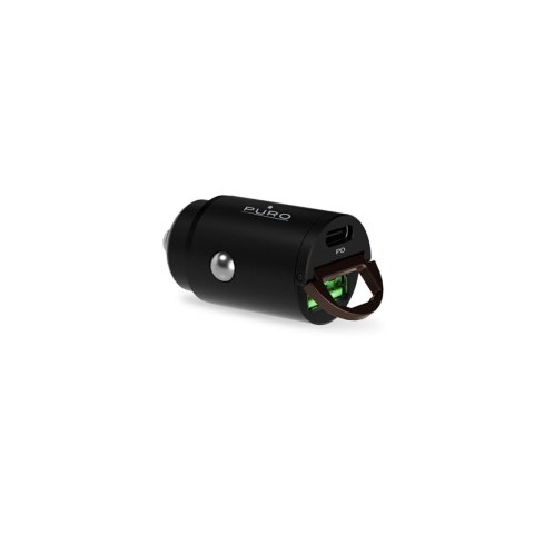 Ładowarka samochodowa USB-C USB-A PD - czarna Ładowarka samochodowa USB-C USB-A PD - czarna