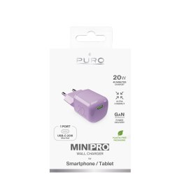 Ładowarka sieciowa USB-C GaN 20W - różowa