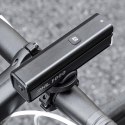 Lampka rowerowa przednia 1000 lm z kablem USB-C - USB-A - czarna