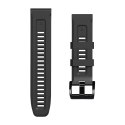 Pasek na Garmin Fenix 5 / 6 / 6 Pro / 7 IconBand - czarny