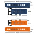 Pasek na Garmin Fenix 5 / 6 / 6 Pro / 7 IconBand - czarny