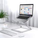 Podstawka uniwersalna rozkładana na laptop do 17'' - srebrna