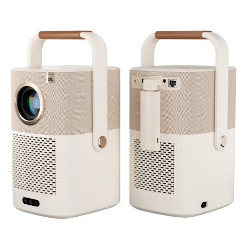 Projektor multimedialny bezprzewodowy FullHD 1080p LCD z głośnikami JBL WiFi BT T2 Plus - beżowy Projektor multimedialny bezprzewodowy FullHD 1080p LCD z głośnikami JBL WiFi BT T2 Plus - beżowy