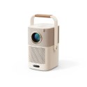 Projektor multimedialny bezprzewodowy FullHD 1080p LCD z głośnikami JBL WiFi BT T2 Plus - beżowy