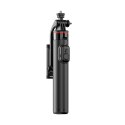 Selfie stick teleskopowy z pilotem stojak tripod na telefon 1.3m - czarny