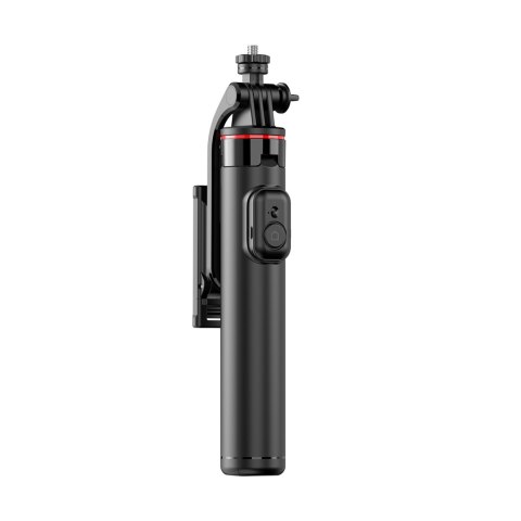 Selfie stick teleskopowy z pilotem stojak tripod na telefon 1.3m - czarny Selfie stick teleskopowy z pilotem stojak tripod na telefon 1.3m - czarny