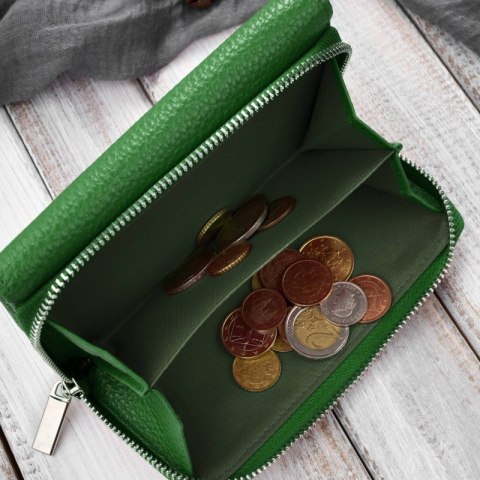 Zestaw prezentowy dla niej portfel damski skórzany T-138 i etui na karty T-151 Paolo Peruzzi ZUP-145-GR Zestaw prezentowy dla niej portfel damski skórzany T-138 i etui na karty T-151 Paolo Peruzzi ZUP-145-GR