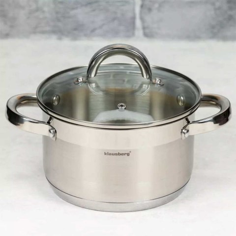 GARNEK Z POKRYWĄ 16cm KLAUSBERG KB-7122 1,5L GARNEK Z POKRYWĄ 16cm KLAUSBERG KB-7122 1,5L