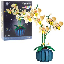 Klocki Konstrukcyjne Orchidea Storczyk W Doniczce Żółta 766 el.