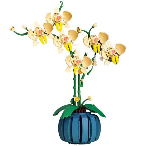 Klocki Konstrukcyjne Orchidea Storczyk W Doniczce Żółta 766 el. Klocki Konstrukcyjne Orchidea Storczyk W Doniczce Żółta 766 el.