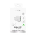 Ładowarka sieciowa USB-C GaN 30W - biała