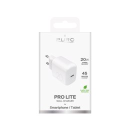 Ładowarka sieciowa USB-C PROLITE 20W - biała