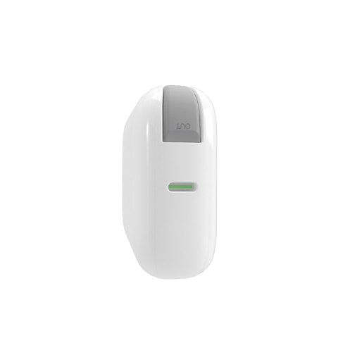 Powerbank 10000mAh USB-A USB-C z wbudowanym kablem - biały Powerbank 10000mAh USB-A USB-C z wbudowanym kablem - biały
