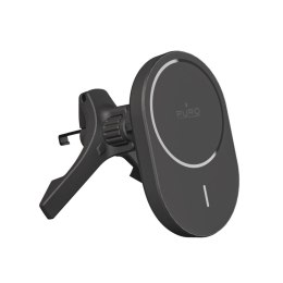 Uchwyt samochodowy do telefonu z ładowarką Qi2 MagSafe 15W - czarny