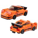 Klocki Konstrukcyjne Auto Robot 2w1 Pomarańczowy Napęd 354 el.