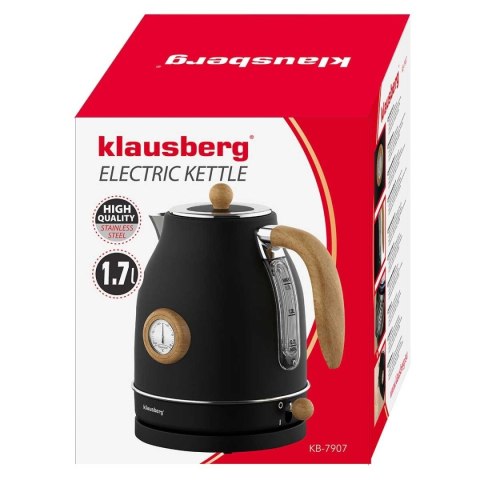CZAJNIK ELEKTRYCZNY 1,7L Z TERMOMETREM KLAUSBERG KB-7907 RETRO CZAJNIK ELEKTRYCZNY 1,7L Z TERMOMETREM KLAUSBERG KB-7907 RETRO