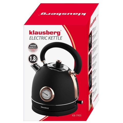 CZAJNIK ELEKTRYCZNY 1,8L Z TERMOMETREM KLAUSBERG KB-7905 RETRO CZAJNIK ELEKTRYCZNY 1,8L Z TERMOMETREM KLAUSBERG KB-7905 RETRO