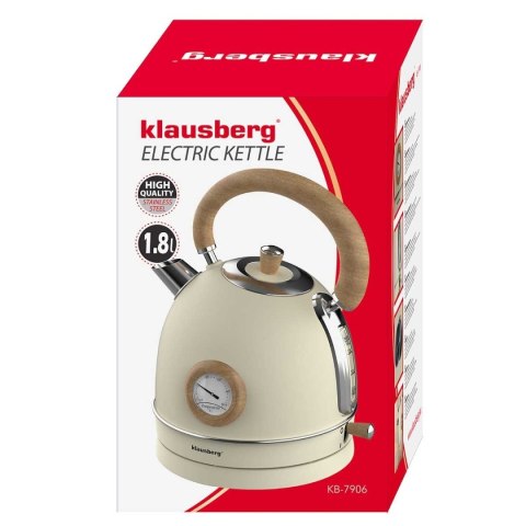 CZAJNIK ELEKTRYCZNY 1,8L Z TERMOMETREM KLAUSBERG KB-7906 RETRO CZAJNIK ELEKTRYCZNY 1,8L Z TERMOMETREM KLAUSBERG KB-7906 RETRO