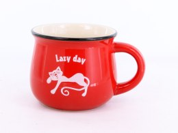 Kubek mały, czerwony - Lazy day