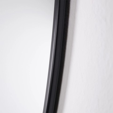 Lustro ścienne czarne okrągłe 55 cm Lustro ścienne czarne okrągłe 55 cm