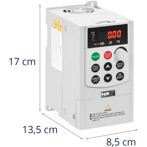 Przetwornica częstotliwości VFD falownik 500 Hz 2200 W 230 V Przetwornica częstotliwości VFD falownik 500 Hz 2200 W 230 V