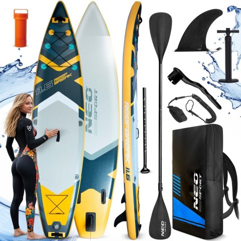 Deska SUP Reefbreak 350 x 81 x 15 cm Neo-Sport 170106 Deska SUP Reefbreak 350 x 81 x 15 cm Neo-Sport 170106