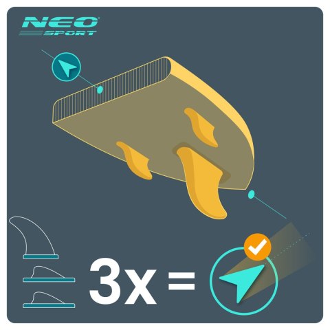 Deska SUP Reefbreak 350 x 81 x 15 cm Neo-Sport 170106 Deska SUP Reefbreak 350 x 81 x 15 cm Neo-Sport 170106