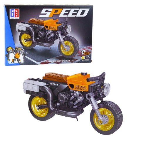 Klocki Konstrukcyjne Motor Motocykl Robot 2w1 217-222 el. Mix Klocki Konstrukcyjne Motor Motocykl Robot 2w1 217-222 el. Mix