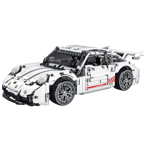 Klocki Konstrukcyjne Samochód GT Racing Biały 1:14 1268 el. Klocki Konstrukcyjne Samochód GT Racing Biały 1:14 1268 el.