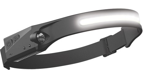 LATARKA CZOŁOWA LED AKU COB+XPE+SENSOR LATARKA CZOŁOWA LED AKU COB+XPE+SENSOR