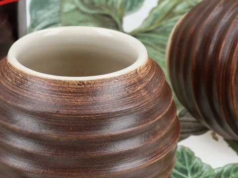 Naczynie Ceramiczne do Yerby - brązowa opona Naczynie Ceramiczne do Yerby - brązowa opona