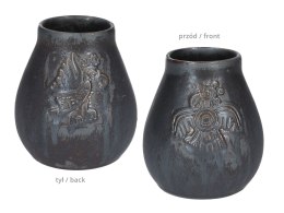 Naczynie Ceramiczne do Yerby - metaliczne