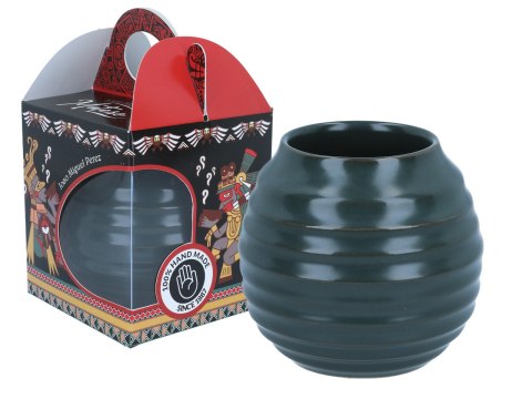 Naczynie Ceramiczne do Yerby - zielono-szara opona Naczynie Ceramiczne do Yerby - zielono-szara opona