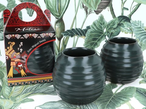 Naczynie Ceramiczne do Yerby - zielono-szara opona Naczynie Ceramiczne do Yerby - zielono-szara opona
