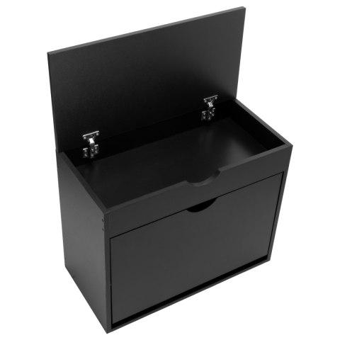 Szafka na buty do przedpokoju HEDOR BLACK Szafka na buty do przedpokoju HEDOR BLACK