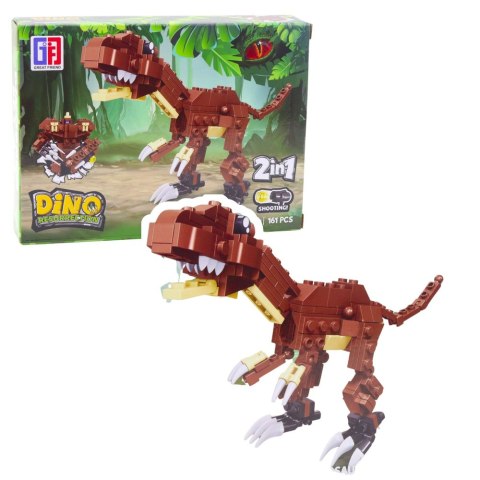 Klocki Konstrukcyjne Zestaw Dinozaur Robot 2w1 145-161 el. Mix Klocki Konstrukcyjne Zestaw Dinozaur Robot 2w1 145-161 el. Mix